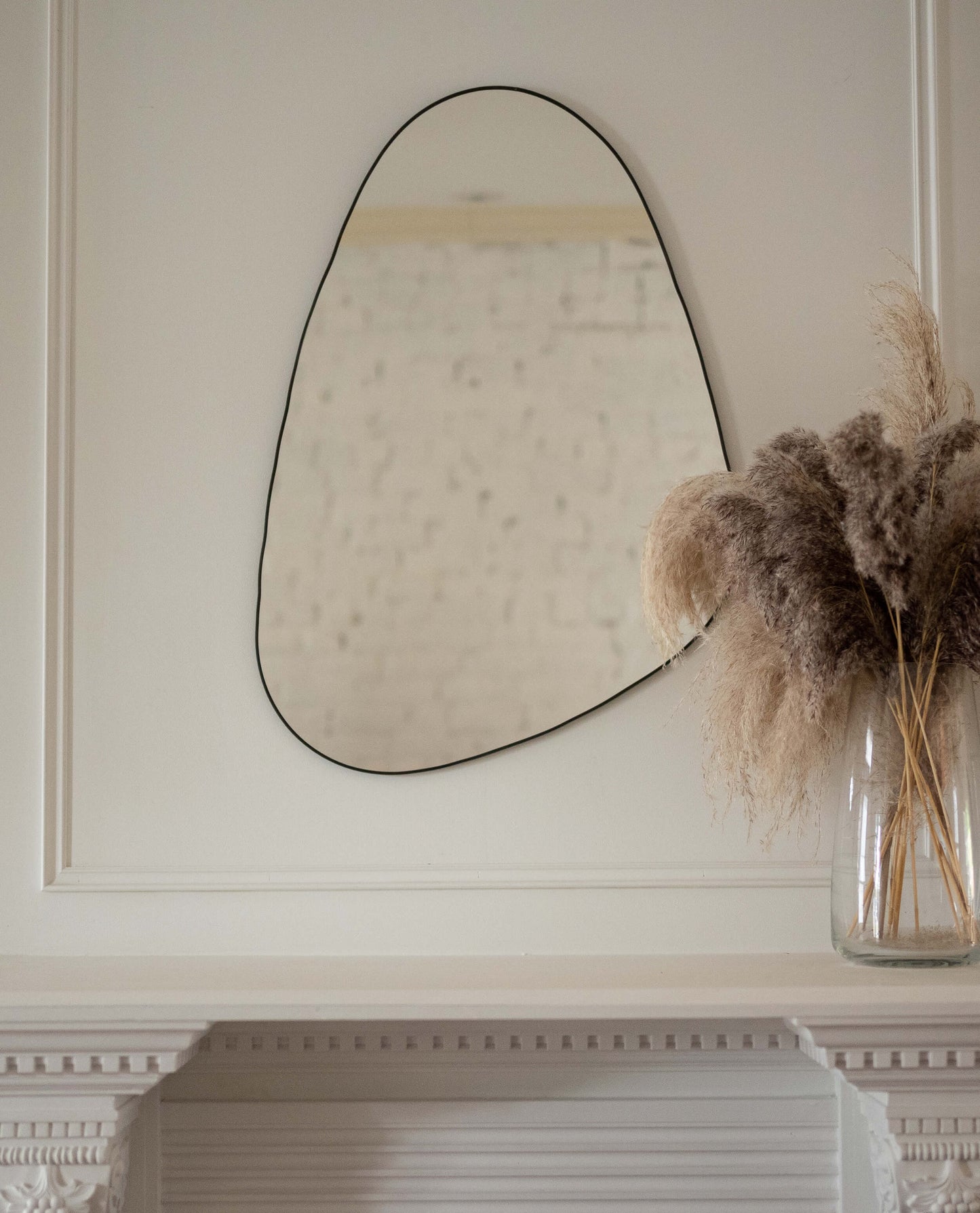 Black Irregular Mirror