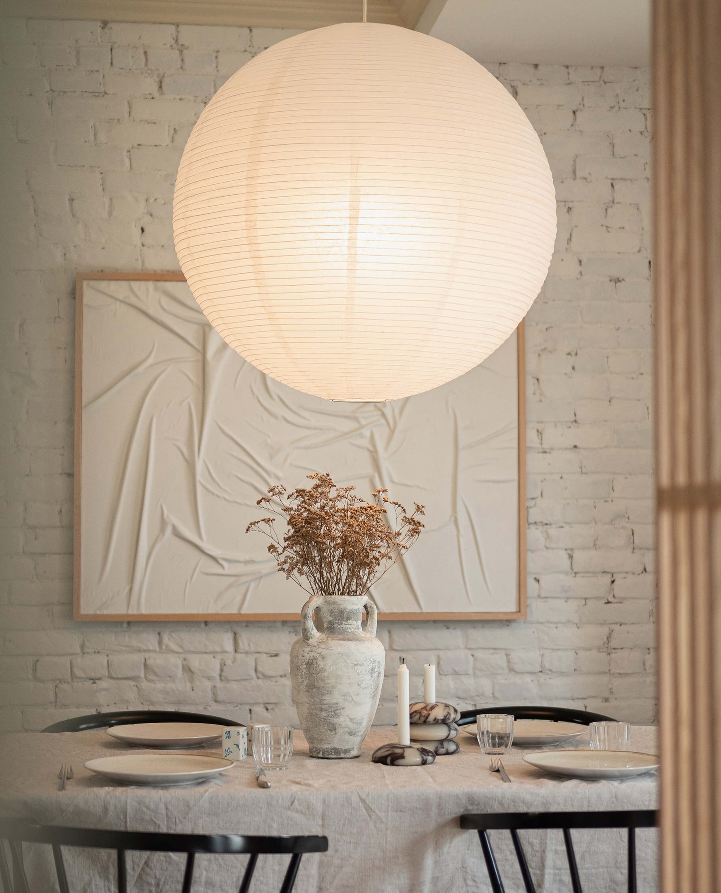 Round Rice Paper Shade