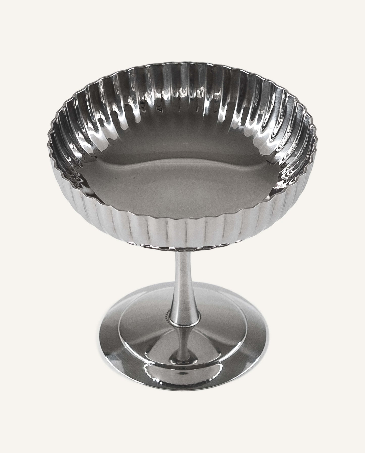 Fluted Stainless Coupe