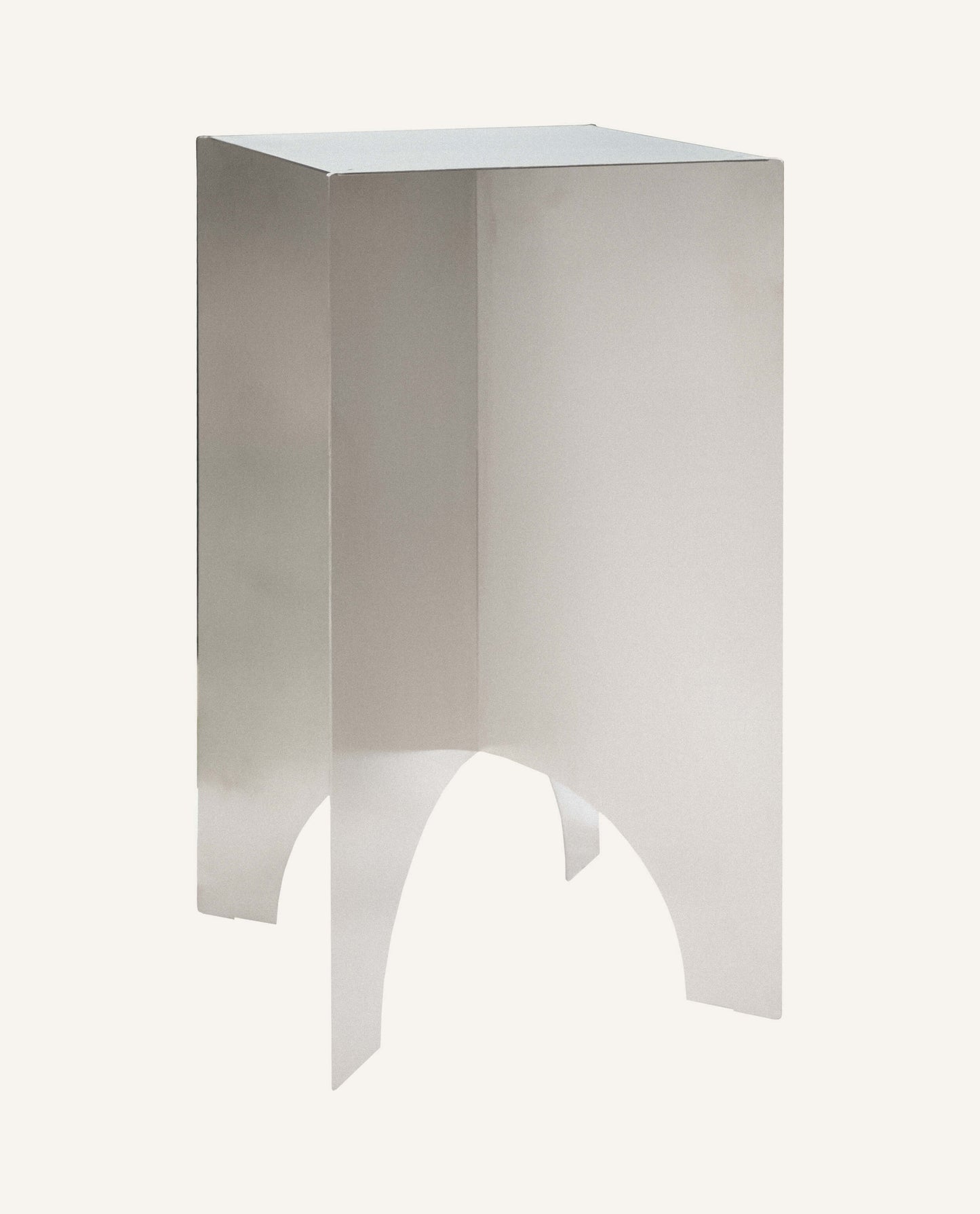 Stainless Steel Pedestal Table