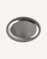 Small Oval Brushed Stainless Tray