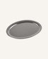 Large Oval Brushed Stainless Tray