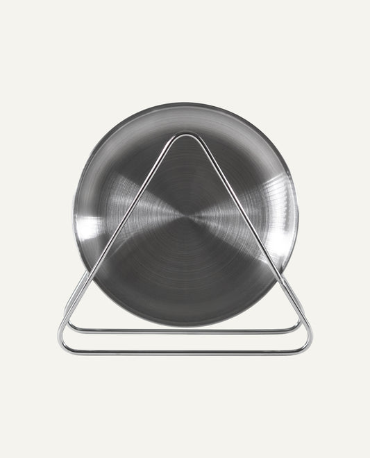 Small Brushed Stainless Plate Set