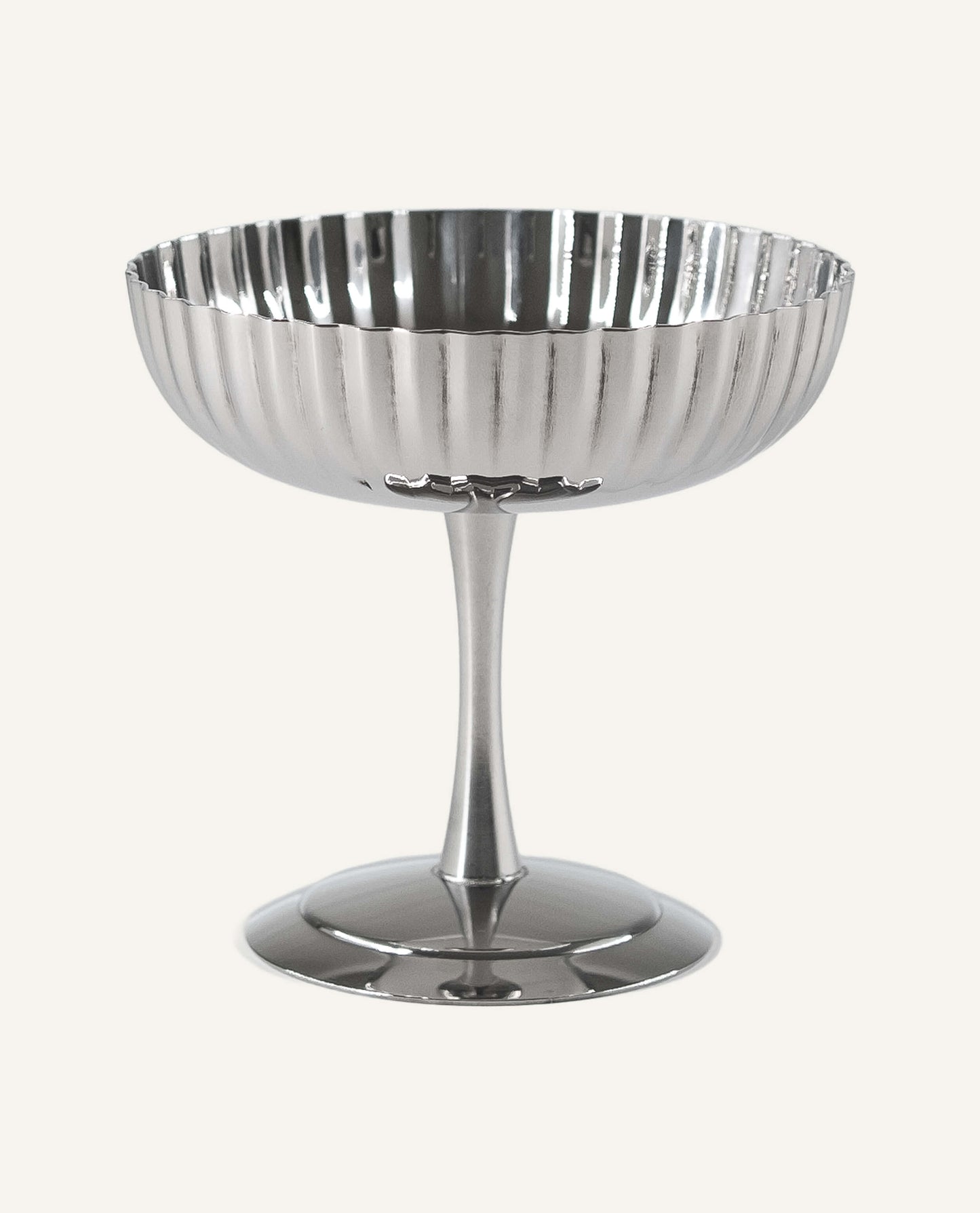 Fluted Stainless Coupe
