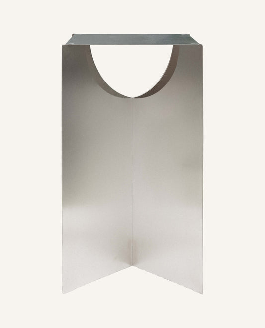 Stainless Steel Pedestal Table