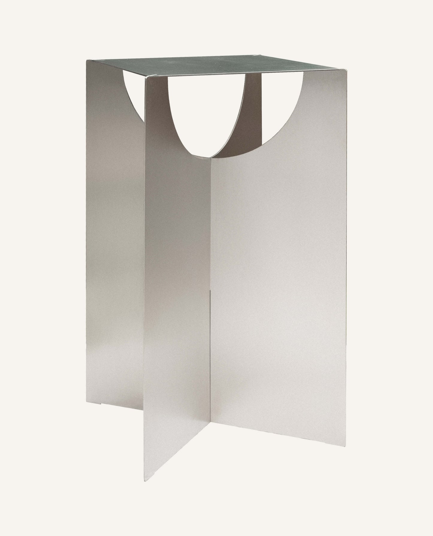 Stainless Steel Pedestal Table