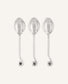 Three-Piece Spiral Coffee Spoon Set
